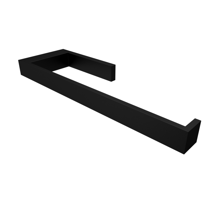 "AERO - Hand Towel Rail - SS304 MATT BLACK Powdercoated Includes 2 x SS304 fixing screws with wall plugs "