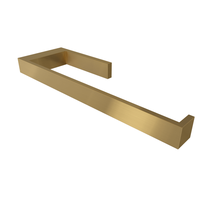 AERO - Hand Towel Rail - SS304 BRUSHED GOLD PVD finish Includes 2 x SS304 fixing screws with wall plugs