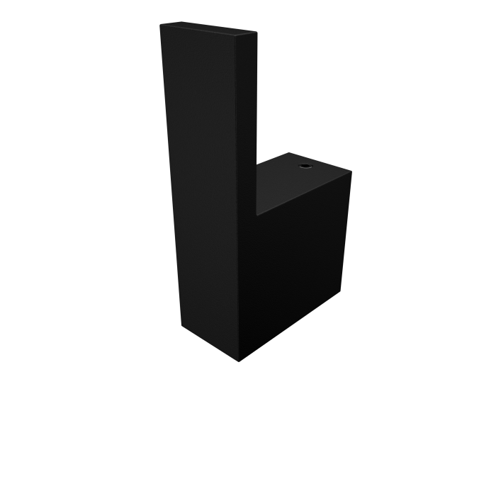 AERO - Towel Hook - SS304 MATT BLACK Powdercoated
Includes 2 x SS304 fixing screw with wall plug