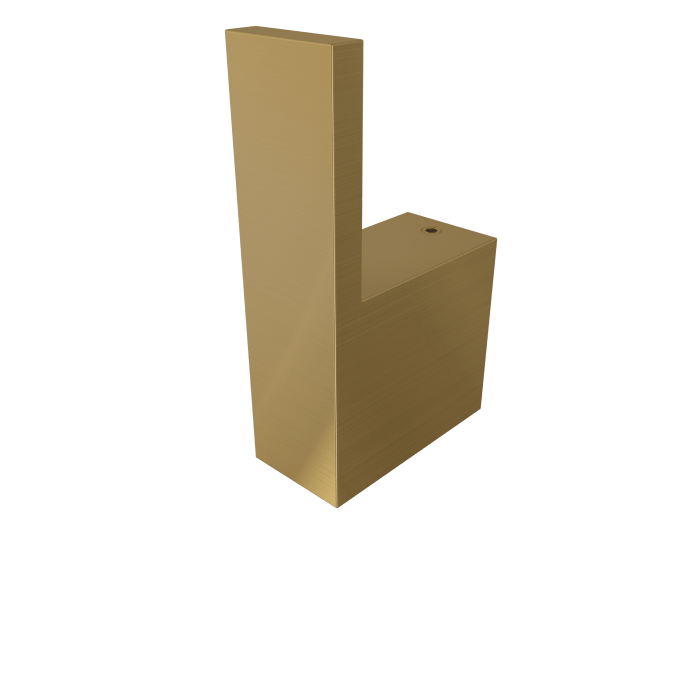 AERO - Towel Hook - SS304 BRUSHED GOLD PVD finish
Includes 2 x SS304 fixing screw with wall plug