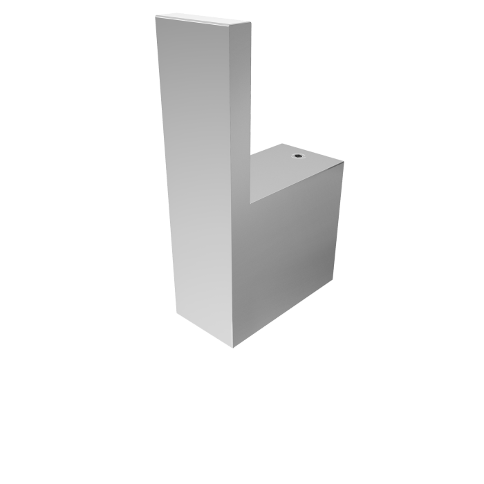 AERO - Towel Hook - SS304 POLISH Includes 2 x SS304 fixing screw with wall plug