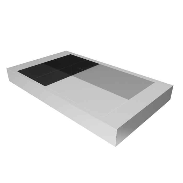 AERO - Shelf 194mmW x 110mmD x 19mmH - SS304 BRUSHED SATIN
Includes 3 x SS304 fixing screws with wall plugs