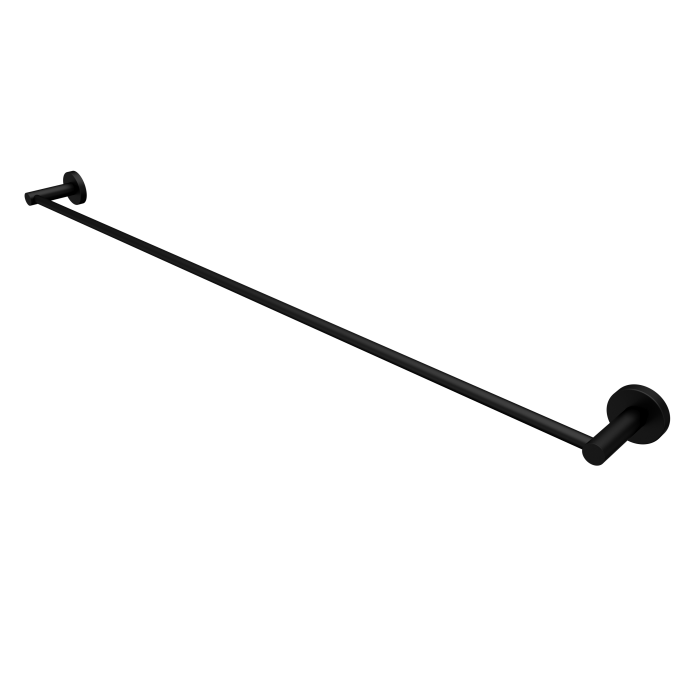 CURVE - Single Towel Rail - 900mm long - SS304 MATT BLACK Powdercoated
Includes 6 x SS304 fixing screws with wall plugs