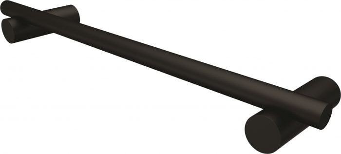 PILLAR - Single Towel Rail - 300mm long - SS304 MATT BLACK
Includes 2 x SS304 fixing screws with wall plugs