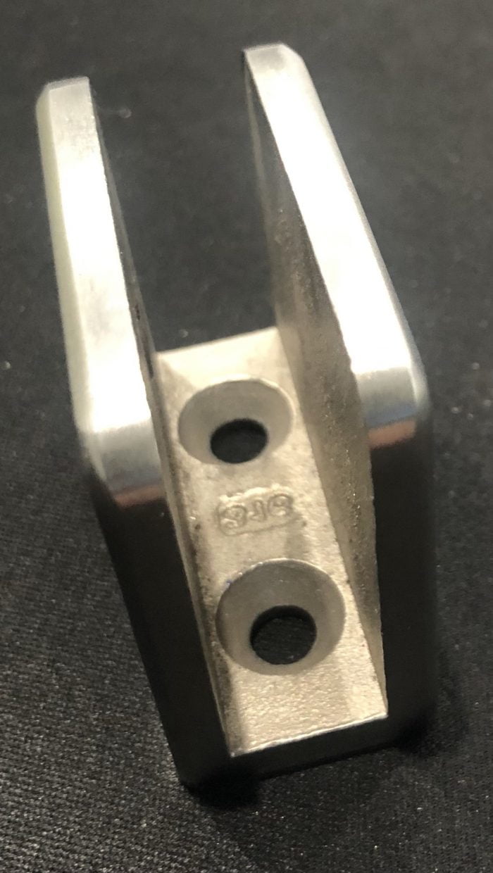 Wall clamp 10mm glass