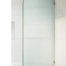 Over Bath Screen - Ultra Clear Radius Fluted Glass Fixed Panel Right 900W x 1600H